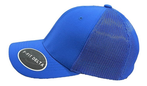 Gorra Cachucha Cerrada F-fit Delta Con Malla Tela Repelente