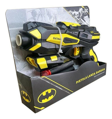 Pistola Arma Lanza Dardos Derriba Objetivos  Batman X 6 