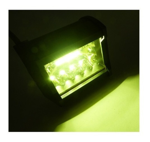 Pack 2 Neblinero 20 Led Amarillo, Rectangular 12volt