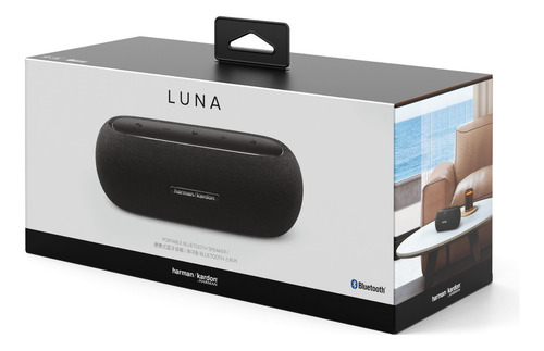 Harman Kardon Luna - Altavoz Portátil, Bluetooth 12h Color Negro Negro