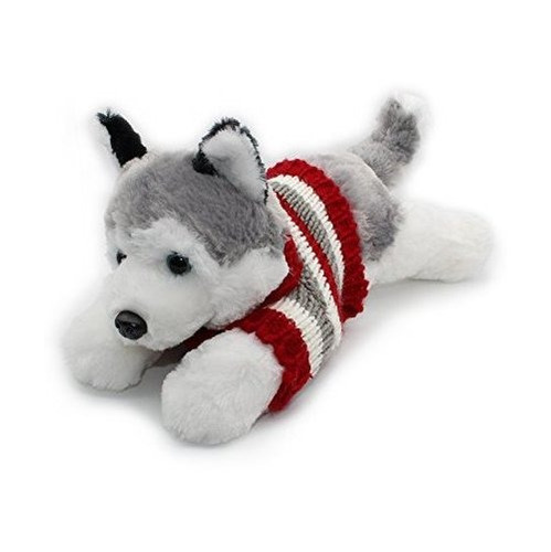 Vintoys Suave Peluche Juguete Mentir Siberiano Husky Bnsx8