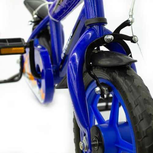 Imagen 3 de 10 de Bicicleta Para Niño Color Azul Rodado 12 Randers