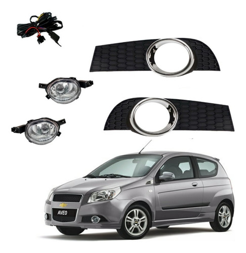 Faros Neblineros Chevrolet Aveo H/b 2009 2012 2015