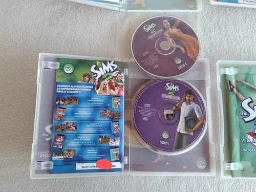 Jogo p/ pc the sims 2 grandes negócios coleção 3 jogos dvd mídia