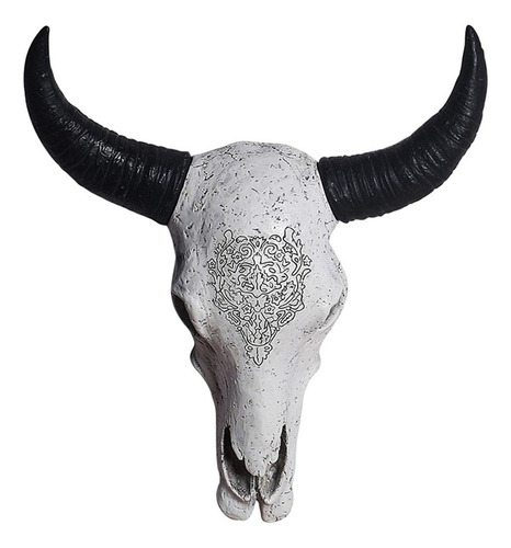 Escultura De De Toro Diseño Tribal Para Colgar En La Pared