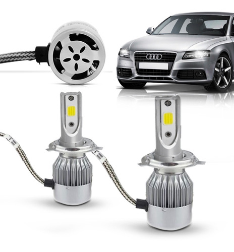 Par Lampada Led Cree H1 6000k Kit Automotivo + Forte Xenon