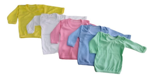 Pack 12 Camisetas Para Bebé 100% Algodón