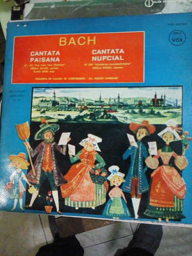 Vinilo 4203 - J.s. Bach- Cantata Paisana- Cantata Nupcial 