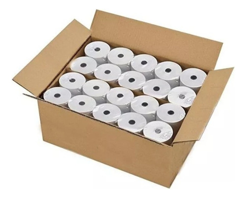 Caja X 50u Rollo De Papel Térmico Tickets 80 Mm X 30mts 48gr