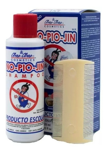 Nopiojin Lice Shampoo 125ml Incluye Un Peine