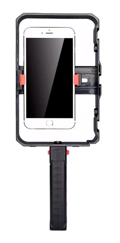 Imagen 3 de 10 de Soporte Jaula Estabilizadora Para Smartphone Con Mango