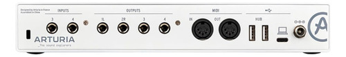 Placa Interfaz De Audio Arturia Minifuse 4 Black Midi Blanco