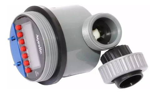 Temporizador Irrigação Digital Timer Fluxo Aspersor Aqualin