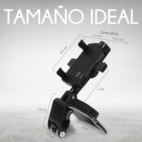 Soporte De Broche Clip Universal Para Teléfono Rotación 360°