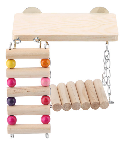 Trampolín Giratorio De Madera Con Forma De Ardilla, Juguete