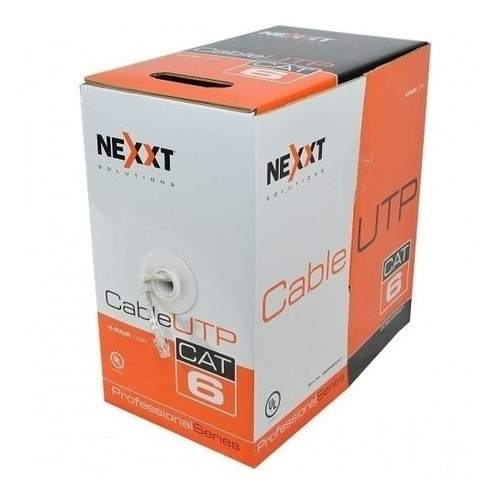 Cable Utp Cat6 En Bobina Nexxt Ab356nxt01 Gris