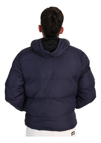 Campera Hombre Corderito Capucha Desmontable Bolsillo Cierre