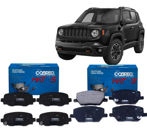 Pastilha Freio Dianteiro Jeep Renegade Sport 2018 2019