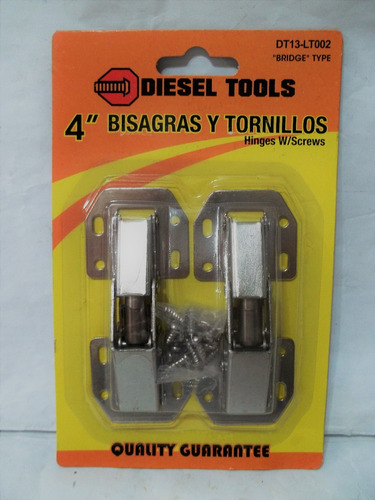Set Bisagras 2 Pzas 4 PuLG. Diesel Tools