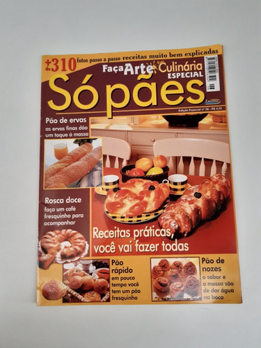 Revista  Faça Are Culinária Especial Só Pães M226