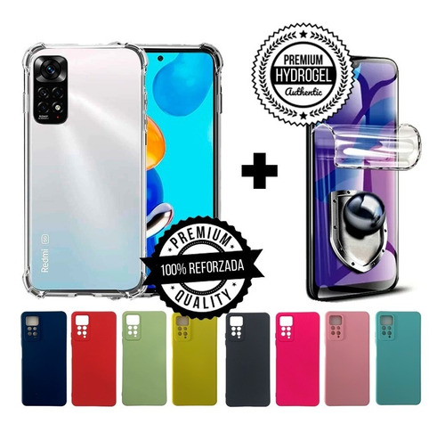 Protector + Hydrogel Para Xiaomi Redmi Note 11 Pro - Funda