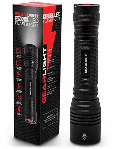 S2000 Linterna Led Luz Alto Lumen Brillante Zoomable Agua