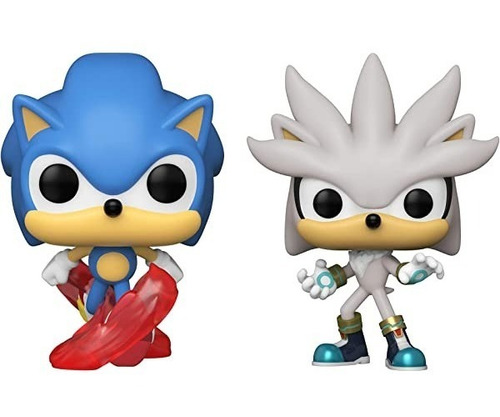 Funko Pop Sonic The Hedgehog * Sonic # 632 + Silver # 633