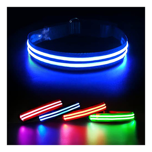 Pceotllar Lighted Dog Collar Para La Noche, Light Up Jzf9t