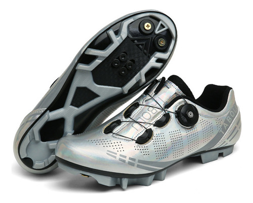 Sapatos De Ciclismo Road Lock, Borracha Plana, Com Fivela