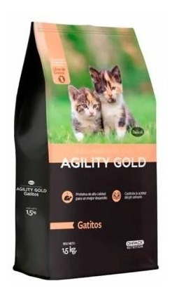 Agility Gold Gatitos  X 1.5 Kg
