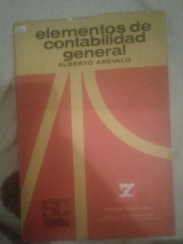 Libro Elementos De Contabilidad General Alberto Arevalo 