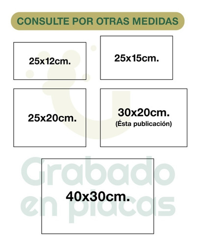 Imagen 3 de 10 de Placa Recordatoria Grabada En Metal Bronce, Homenaje. 30x20