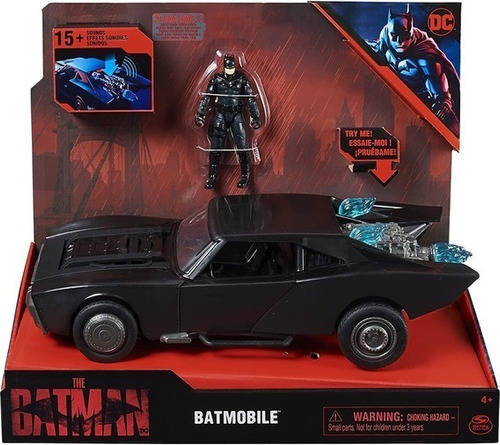 The Batman Batimovil Batmobile 15 Sonidos Spin Master 