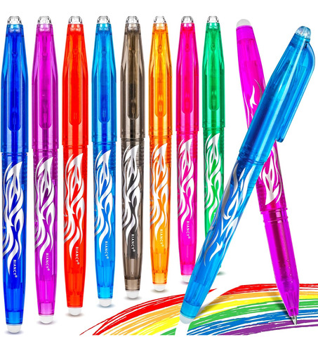 Bolígrafos Borrables De Tinta Gel Multicolor, Bolígra...
