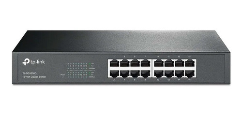 Switch Tp-link 16 Puertos 10/100/1000 Tl-sg1016 Rack