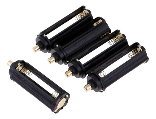 5pcs Linterna Spring Battery Holder Case Antorcha Lámpara