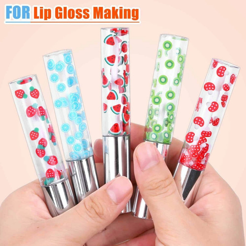 Frutas Encapsuladas para decoración de Uñas de silicona 12000 Unidades ovaladas