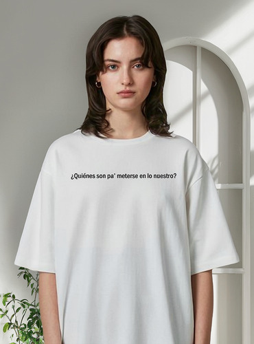 Remera Duki No Me Llores Frase Personalizada Unisex Algodón