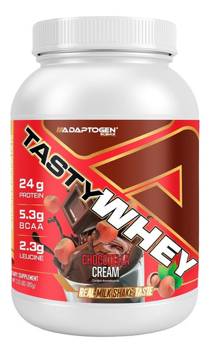 Suplemento em pó Adaptogen Science  Tasty Whey 3w Gourmet proteínas Tasty Whey 3w Gourmet sabor  chocotella em pote de 900g