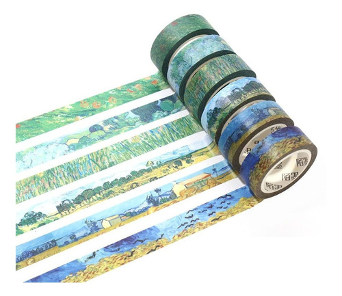 Van Gogh World Of Colors Washi Tapes Colección De Cint...