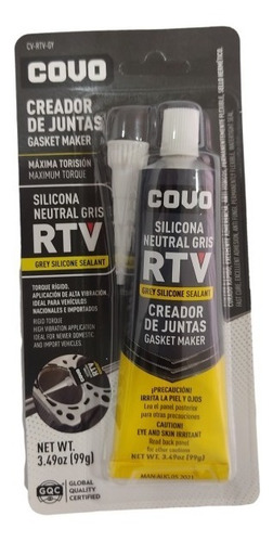 Silicon Gris Rtv Covo Alta Vibracion