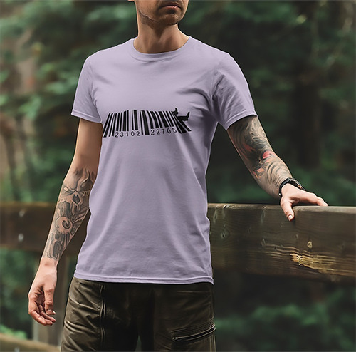 Imagem 1 de 2 de Camiseta Barcode