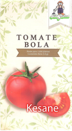 1100 Semillas De Jitomate Tomate Bola 3grs Con Instrucciones