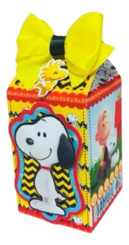 10 Cajitas Milk Box #3 De Snoopy 
