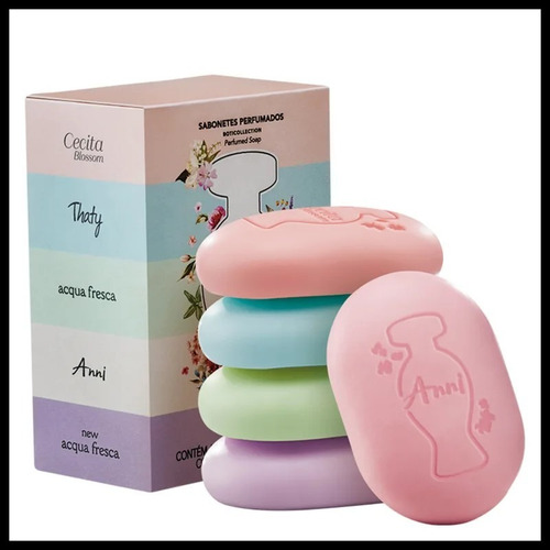Sabonetes Perfumados Boticollection, 5un X 80g