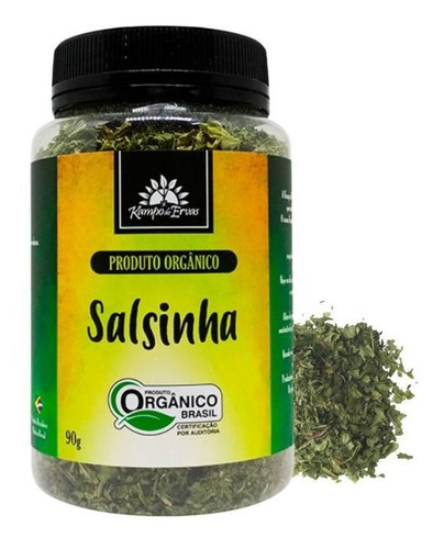 Salsa Ou Salsinha Pura Potão De 90 G  Orgânica E Certificada