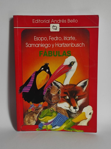 Imagen 1 de 2 de Fabulas Esopo, Fedro, Iriarte, Samaniego Y Hartz Libro Usado
