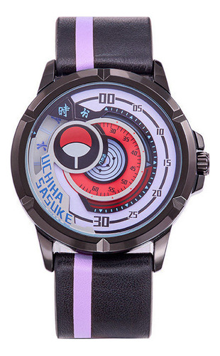 Reloj De Cuarzo Lucky Stone Naruto Uchiha Sasuke Genuino