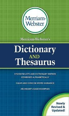 Libro Merriam-webster's Dictionary And Thesaurus - Merria...