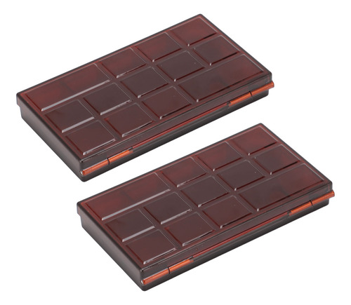 Estuche De Acuarela A Prueba De Fugas De Chocolate, 2 Piezas